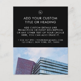 Flyer Logotipo y foto de negocios de Personalizado Minim