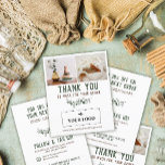 Flyer Logotipo y fotos de la Rama Verde de Berry<br><div class="desc">Gracias por su tarjeta de inserción de pedido por los productos que envía a sus clientes. Pequeñas empresas gracias a las tarjetas en blanco personalizadas con su logotipo y dos fotos de su producto con fuentes en verde oliva oscuro y marrón. Añade un código de descuento, medios sociales e información...</div>