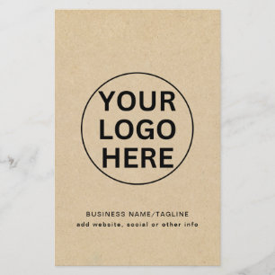 Flyer Logotipo y texto personalizados para negocios l Pr