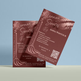 Flyer Los Servicios De Limpieza Subió El Análisis Oro Pa