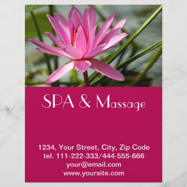 Flyer Loto rosa (Frente)