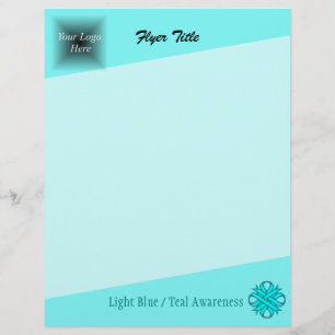 Flyer Lt Blue / Clover Ribbon Verde azulado por Kenneth