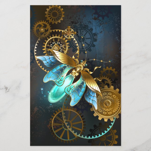 Flyer Luciérnaga de Steampunk (Frente)