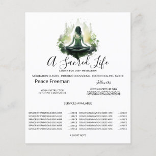 Flyer Luz arraigada   Meditación Sagrado Femenino 