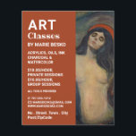 Flyer Madonna 1894 Versión De Edvard Munch, Clases De Ar<br><div class="desc">Madonna 1894 Versión de Edvard Munch,  Profesor de Arte,  Volante de Publicidad de Clase de Arte por The Business Card Store.</div>