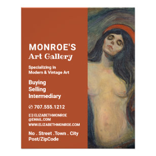 Flyer Madonna De Edvard Munch, Art Dealer, Gallery