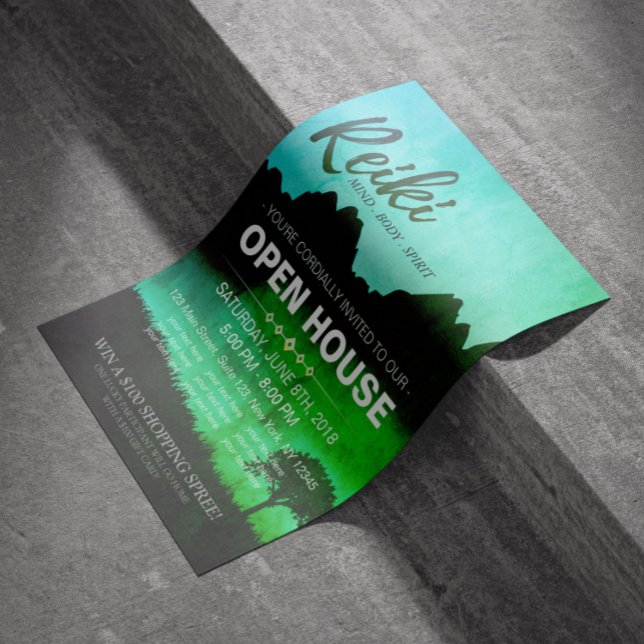 Flyer Maestro de Reiki Natural y instructor de Yoga Casa (Subido por el creador)