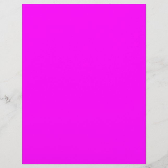 Flyer magenta de color (Frente)