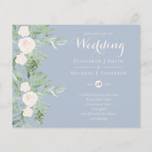 Flyer Magnolia Dusty Blue Flower Flower Flower