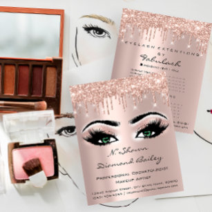 Flyer Makeup Ojos Belleza Salón Salón de belleza Perfora