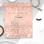 Flyer Makeup Salón De Belleza Rosa Purpurina Precio De V<br><div class="desc">**"Invitación de Glitterati de FlorenceK: ¡Donde la belleza se encuentra con el glam en un volante! 💄 ✨"** Sostén el teléfono, ¡aficionados a la belleza! 📞 ✋ Si Cenicienta tuviera un salón de belleza y quisiera anunciar sus servicios con un gran éxito, probablemente tocaría la puerta de FlorenceK en Zazzle....</div>