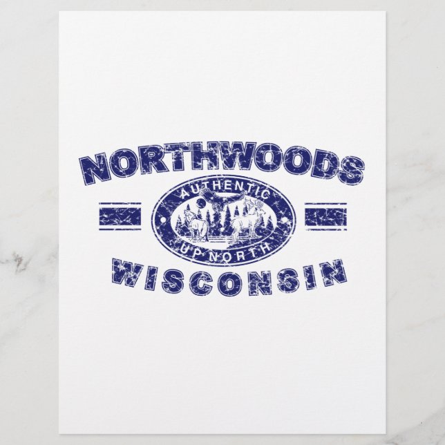 Flyer Malestar en Northwoods-[Conv (Frente)