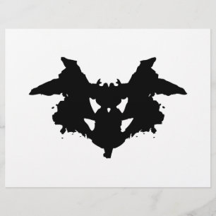Flyer Mancha de tinta de Rorschach