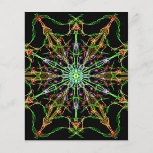 Flyer Mandala web de Alien Spider Regalos de araña