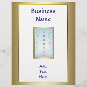 Flyer Manos de curación holísticas de un solo lado