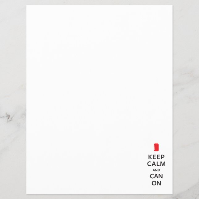 Flyer Mantenga la calma y puede continuar (Frente)