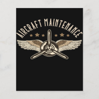 Flyer Mantenimiento de aeronaves | Diseño de Guay