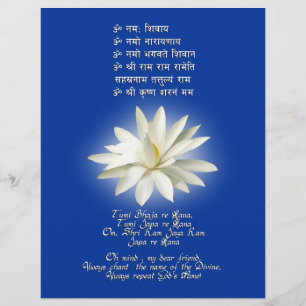 Flyer Mantra del amor