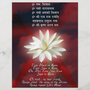 Flyer Mantra del amor