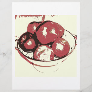 Flyer Manzanas Pop Art