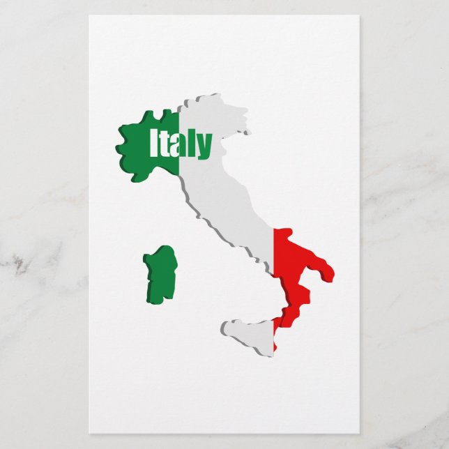 Flyer Mapa de Italia (Frente)