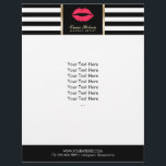 Flyer Maquillaje Artista Rojo Lips Moderno Stripes Salon<br><div class="desc">Artista De Maquillaje Rojo Lips Brochures Modern Stripes Salon.</div>