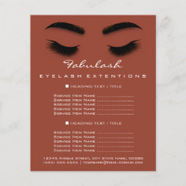 Flyer Maquillaje Artista Salón De Belleza Volador SPA Sk