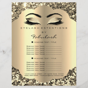 Flyer Máquina Artista Salón De Belleza Purpurina Precio