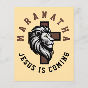 Flyer Maranatha Jesús viene