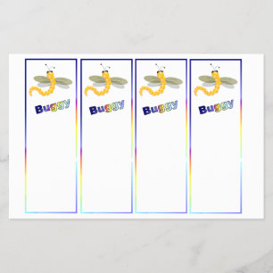 Flyer Marca de libro buggy