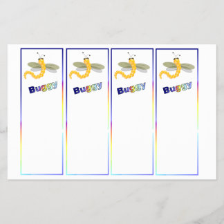 Flyer Marca de libro buggy