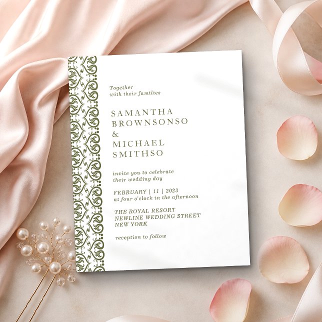 Flyer Marco Ornamental Verde (Subido por el creador)