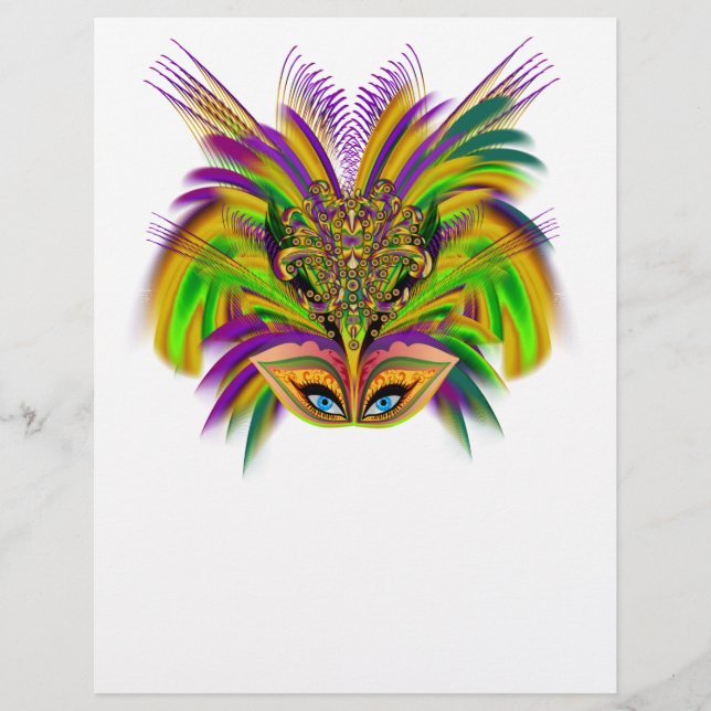 Flyer Mardi-Gras-Mask-The-Queen-V-3 (Frente)