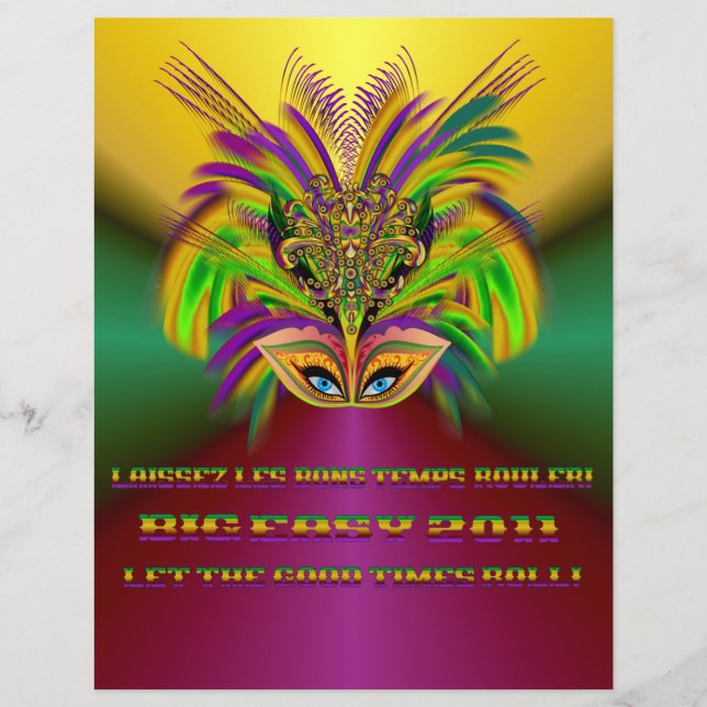 Flyer Mardi-Gras-Mask-The-Queen-V-3 (Frente)