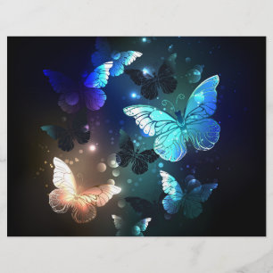 Flyer Mariposa nocturna fluida