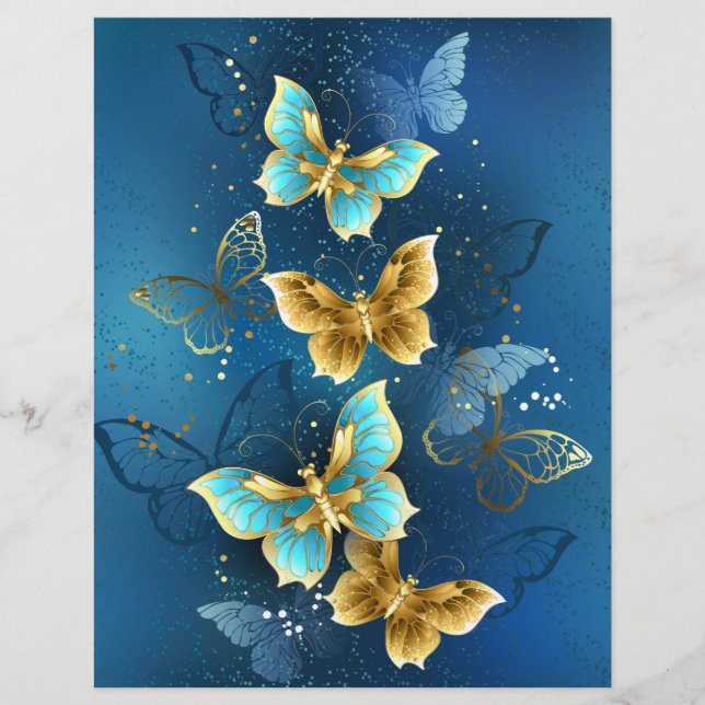 Flyer Mariposas doradas (Frente)