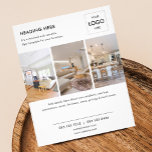 Flyer Marketing de imagen mínima para el logotipo<br><div class="desc">Un simple volante de negocios.</div>