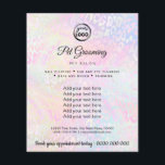 Flyer mascota grooming<br><div class="desc">folleto de servicios para mascotas</div>