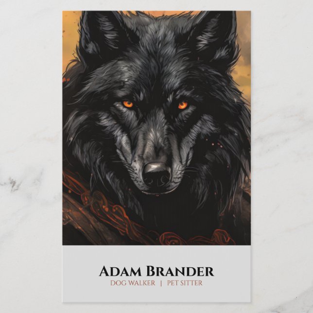 Flyer Mascota Sitter Walker (Frente)