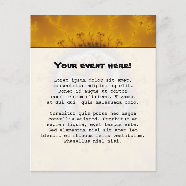 Flyer Matilda19 - Arte fractal (Frente)