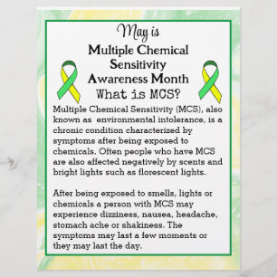 Flyer May es una conciencia de sensibilidad química múlt