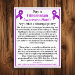 Flyer Mayo es mes de concientización de fibromialgia<br><div class="desc">Mayo es el mes de la Conciencia sobre la Fibromialgia y el 12 de mayo es el día de la Conciencia sobre la Fibromialgia. Cuelgue a este poster para concienciar sobre este terrible desorden.</div>