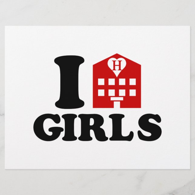 Flyer Me encantan los Chicas de los hoteles (Frente)