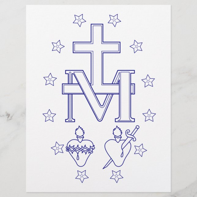 Flyer Medalla de Nuestra Señora de las Gracias (Frente)
