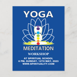 Flyer Meditación de Yoga