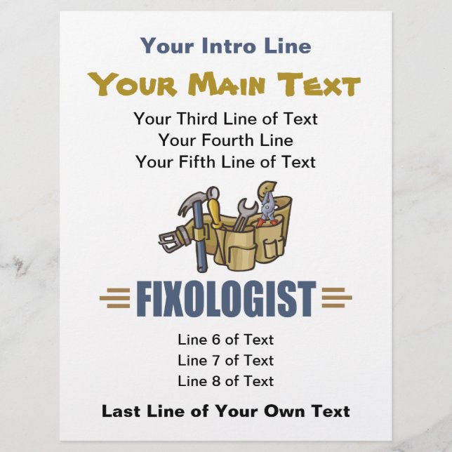 Flyer Mejoramiento De Hogar De Handyman Lo Hace Usted Mi (Frente)