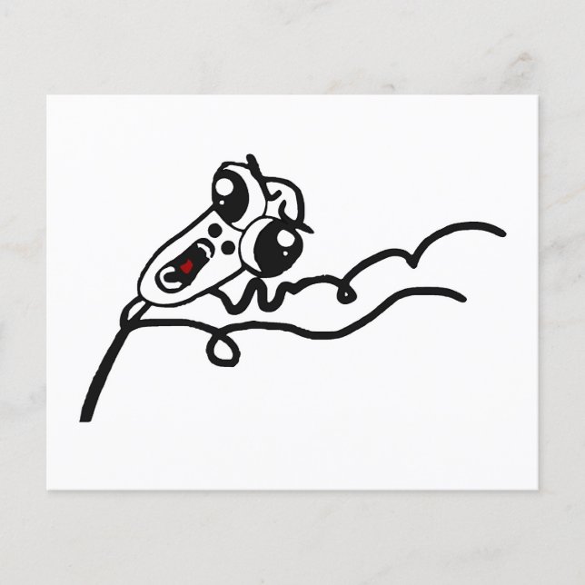 Flyer Meme de cómico de la raga de la furia asustada de  (Frente)