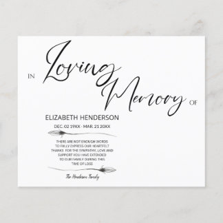 Flyer Memoria de simpatía presupuestaria /Gracias.