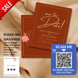 Flyer MENOR PRESUPUESTO ORO TEXTO Moderno Guardar las fe