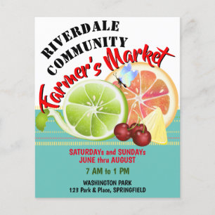 Flyer Mercado de Frutas del Agricultor